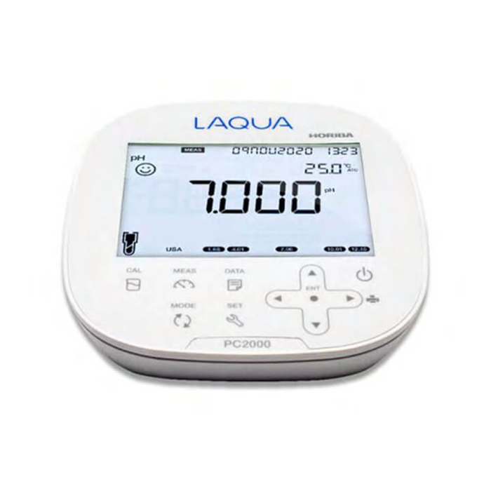 Máy đo pH/ORP/Ion/Độ dẫn/Điện trở/TDS/Độ mặn/Nhiệt độ để bàn PC2000-S (Trọn bộ) – Horiba