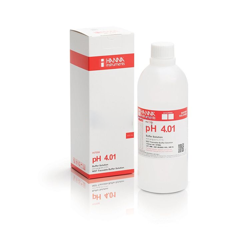Ưu điểm nổi bật của dung dịch hiệu chuẩn pH 4.01 – 500mL – HANNA HI7004L