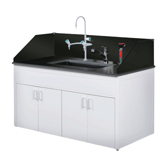 Bồn - vòi - giá thí nghiệm