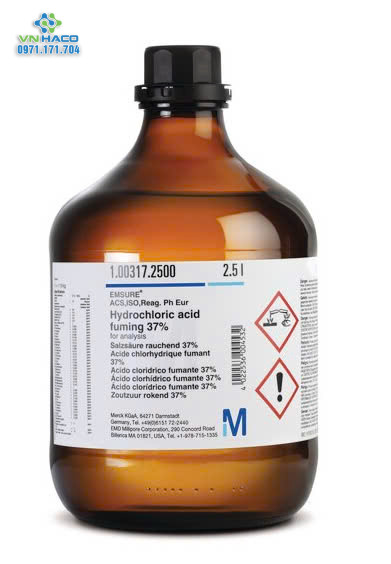 Hóa Chất Hydrochloric Acid - Merck
